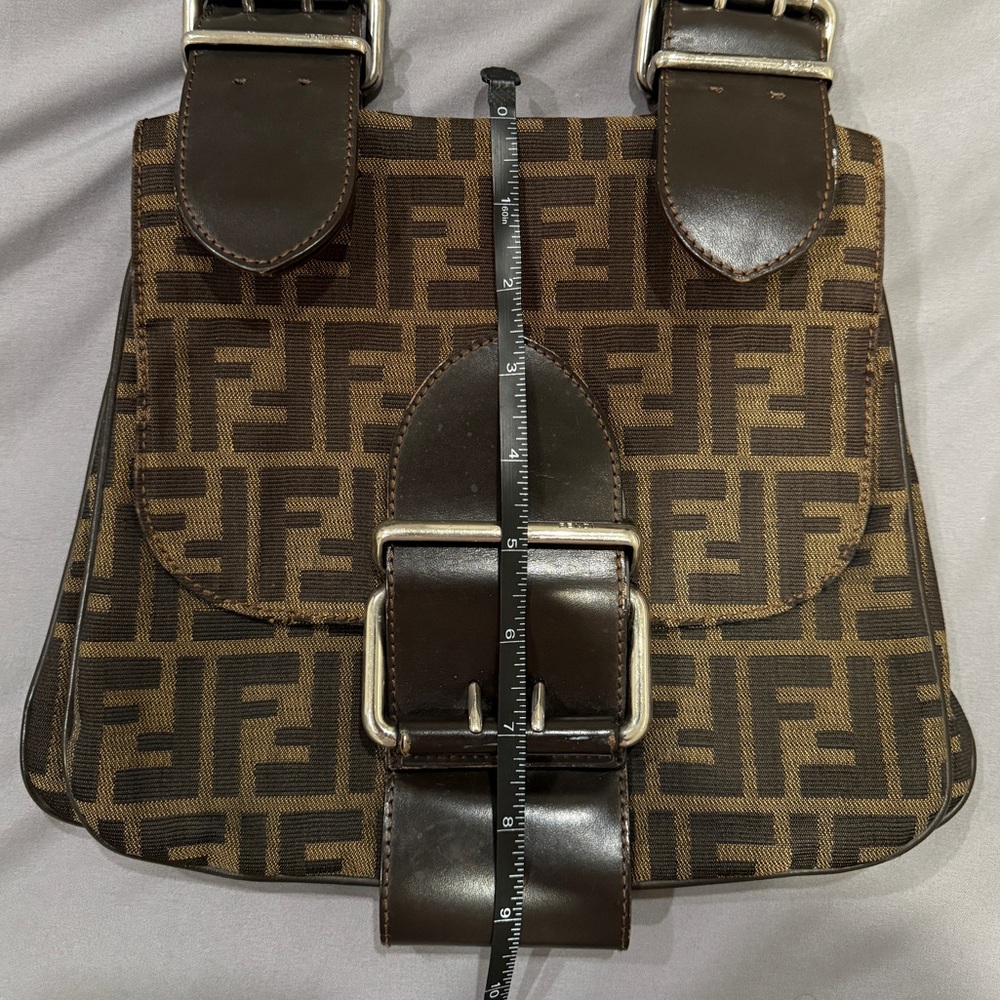 Fendi vintage Zucca Borsa Con Messenger Bag - Picture 12 of 13